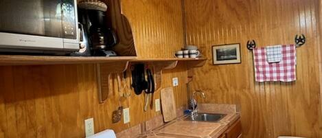 Microwave, oven, stovetop, toaster