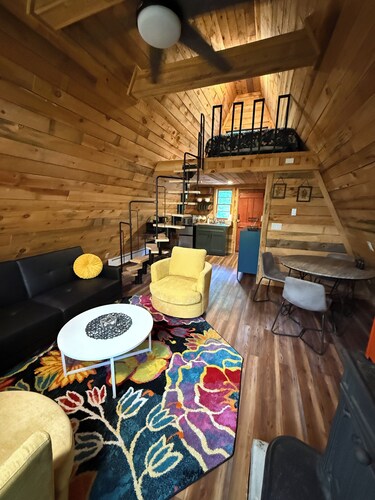 Modern Rustic Adirondack A-Frame with AC
