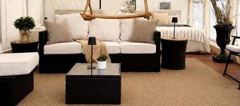 Desert Glamping Safari Tent Near Eldorado Canyon, Nevada