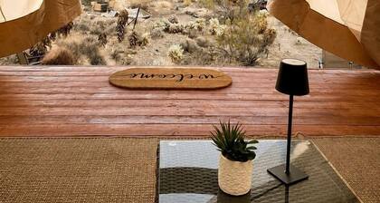 Desert Glamping Safari Tent Near Eldorado Canyon, Nevada