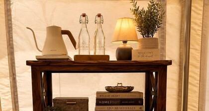 Desert Glamping Safari Tent Near Eldorado Canyon, Nevada