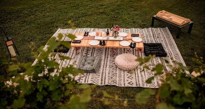 Charming Vineyard Glamping Tent with Wine Tastings near Lake Shetek in Currie, Minnesota