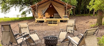 Charming Vineyard Glamping Tent with Wine Tastings near Lake Shetek in Currie, Minnesota