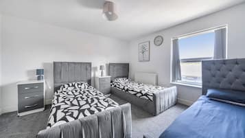 4 chambres, accès au Wi-Fi (inclus), literie fournie