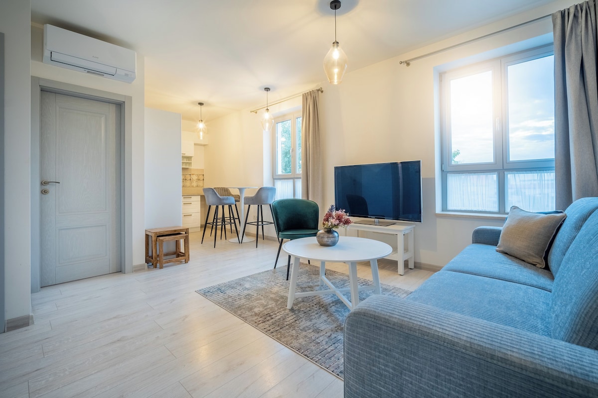 Standard-Apartment | Verdunkelungsvorhänge, kostenloses WLAN