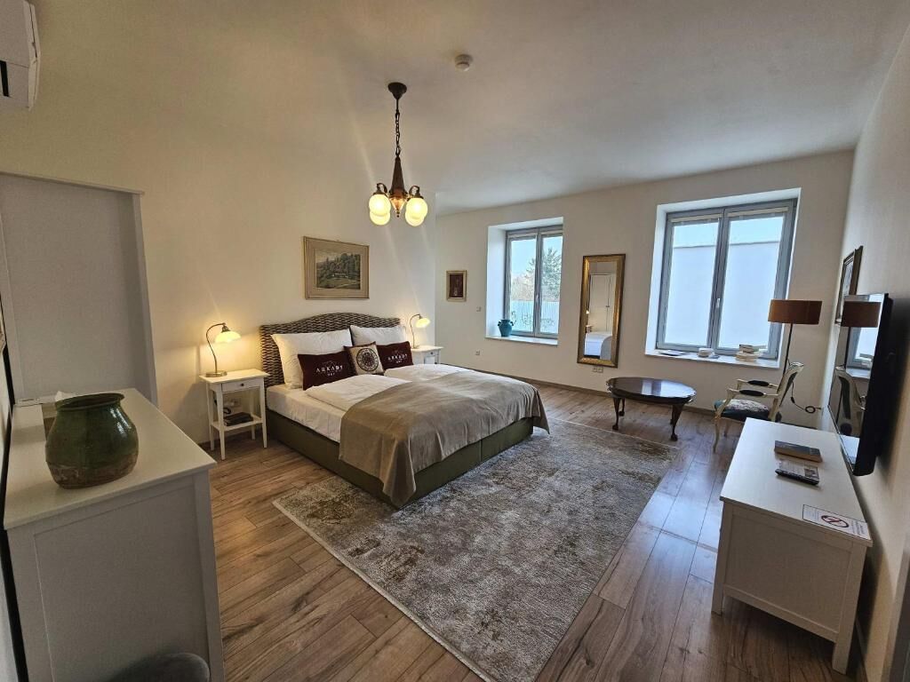 Deluxe-Apartment | Verdunkelungsvorhänge, kostenloses WLAN, Rollstuhlgeeignet