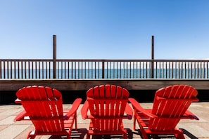 Terrace/patio - Steps to the Sand with Coastal Charm in North Truro, Massachusetts (North Truro)