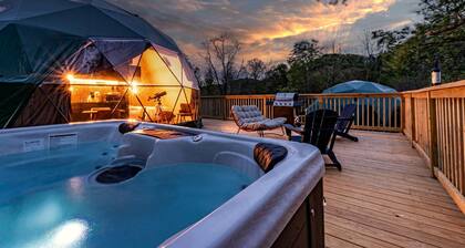 Geodesic Dome Retreat with Hot Tub & Fire Pit in Bluefield, West Virginia