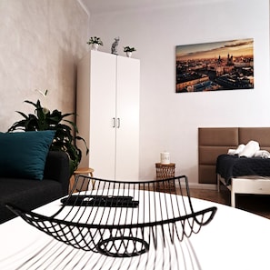 Comfort-Apartment, Terrasse | Wohnbereich
