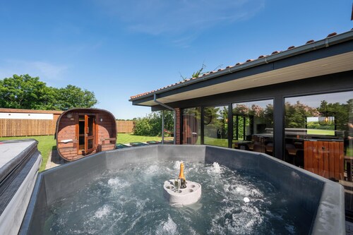 Large, completely renovated activity house with.