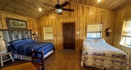 Side by Side Cabins on a Texas Ranch, Perfect for a Family Glamping Getaway from San Antonio