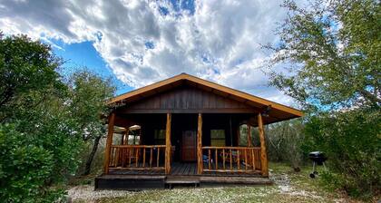 Side by Side Cabins on a Texas Ranch, Perfect for a Family Glamping Getaway from San Antonio