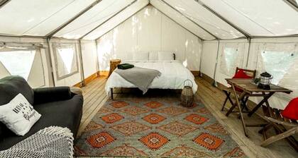 Secluded Safari Tent Getaway: Glamp in Style in Broadalbin, New York