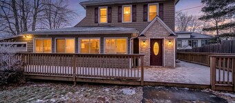 Swan Lake Large Family Cabin with Lake Views and Outdoor Fire Pit