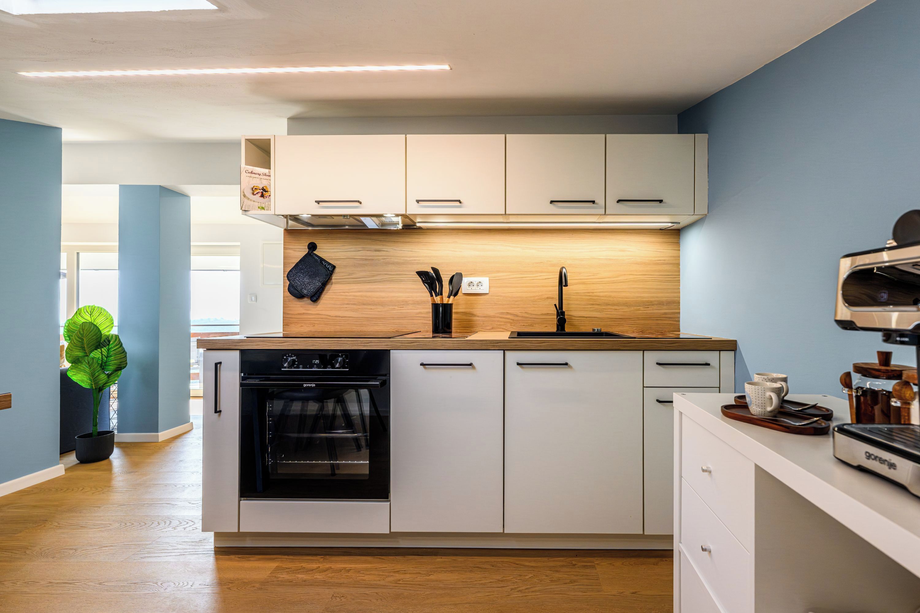 Standard-Apartment, 2 Schlafzimmer, Balkon (Neda Apt Top Floor: Terrace Views in) | Eigene Küche