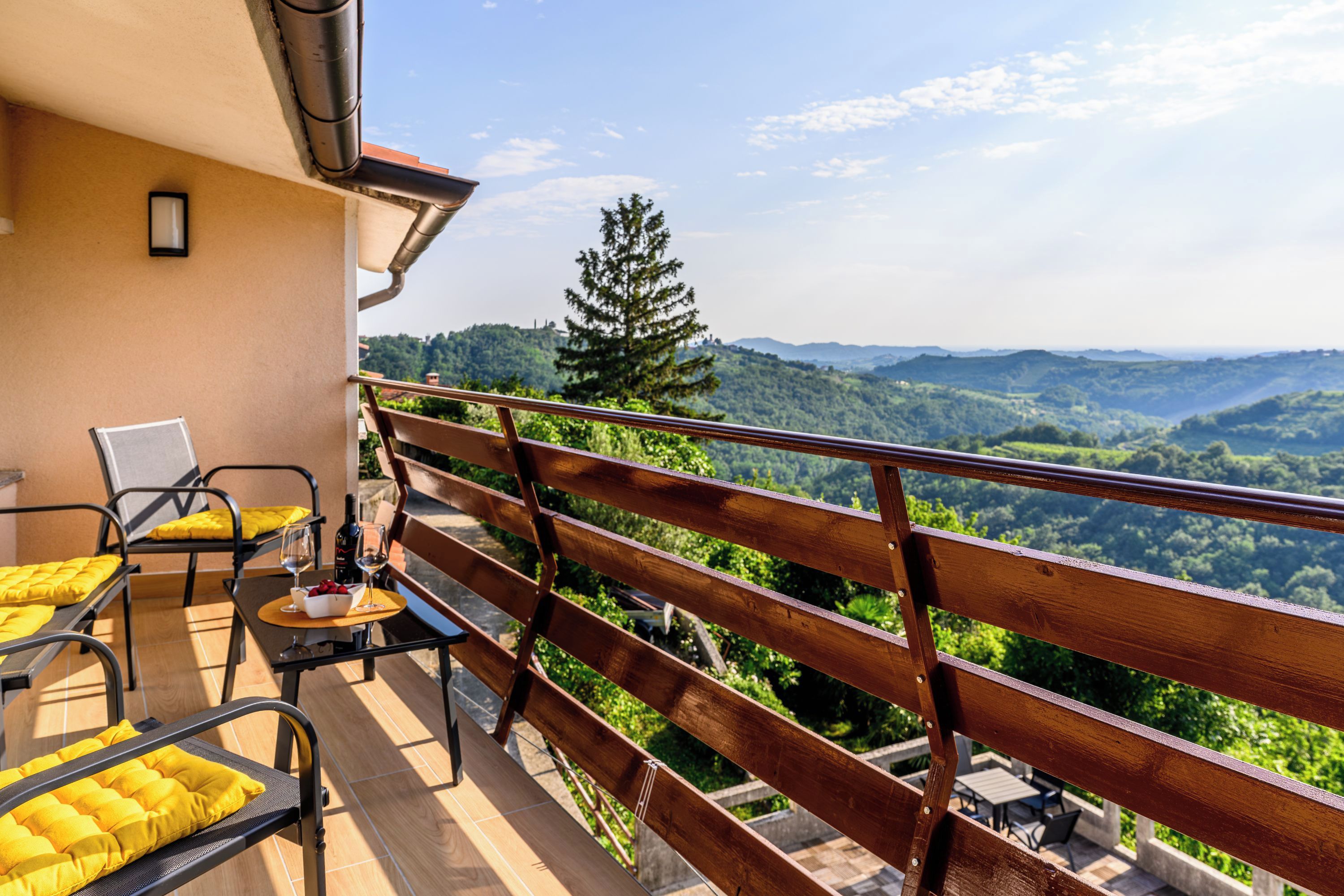 Standard Apartment, 2 Bedrooms, Balcony (Neda Apt Top Floor: Terrace Views in) | Balcony