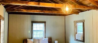 Charming Cabin Retreat with Porch & Firepit Nights in Voluntown, Connecticut