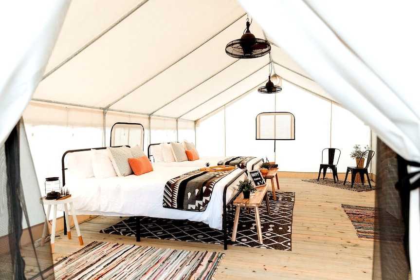 Cozy Double Safari Tent With Fire Pit In Hobe Sound, Florida - Jupiter, FL