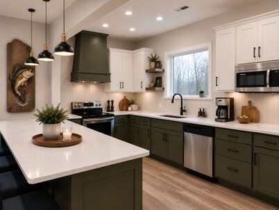 Secluded Retreat: Updated Modern Home Near Mark Twain Lake