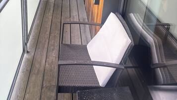 Deluxe-lejlighed - balkon - byudsigt | Overnatningsstedets område