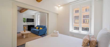 Apartment | 1 bedroom, laptop workspace, iron/ironing board, bed sheets