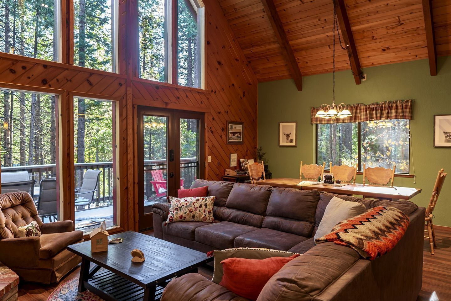 TV, fireplace, video games, DVD player