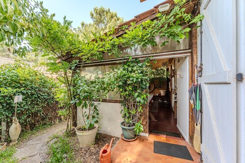 “Boat Cabin Room” Guesthouse with Shared Terrace, Garden, and Wi-Fi