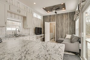 House (2 Bedrooms) | Interior - Lakefront Tiny Home w/ Dock Near Chetek! (Bruce)