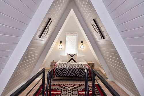 Cool A-Frame Cabin Rental in New Mexico, for Unforgettable Vacations on the Pecos River