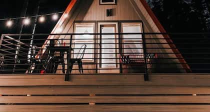 Cool A-Frame Cabin Rental in New Mexico, for Unforgettable Vacations on the Pecos River