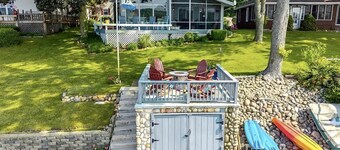 Cozy Lakefront Cabin with Pontoon and Paddleboards Near Fremont, Indiana