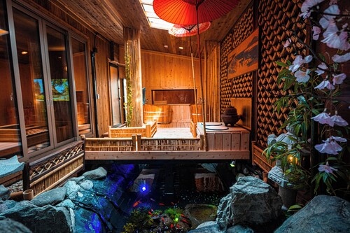 Exclusive Whole-House Ryokan in Sapporo | Features a Japanese Garden, Open-Air Bath, and Sauna / Accommodates up to 16 Guests: 10-minute walk from Subway 27-jo Station