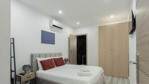 1 kamar tidur dan seprai linen