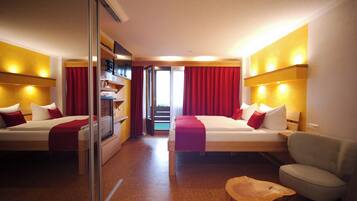 Superior Suite, Mountain View | Hypo-allergenic bedding, minibar, individually decorated