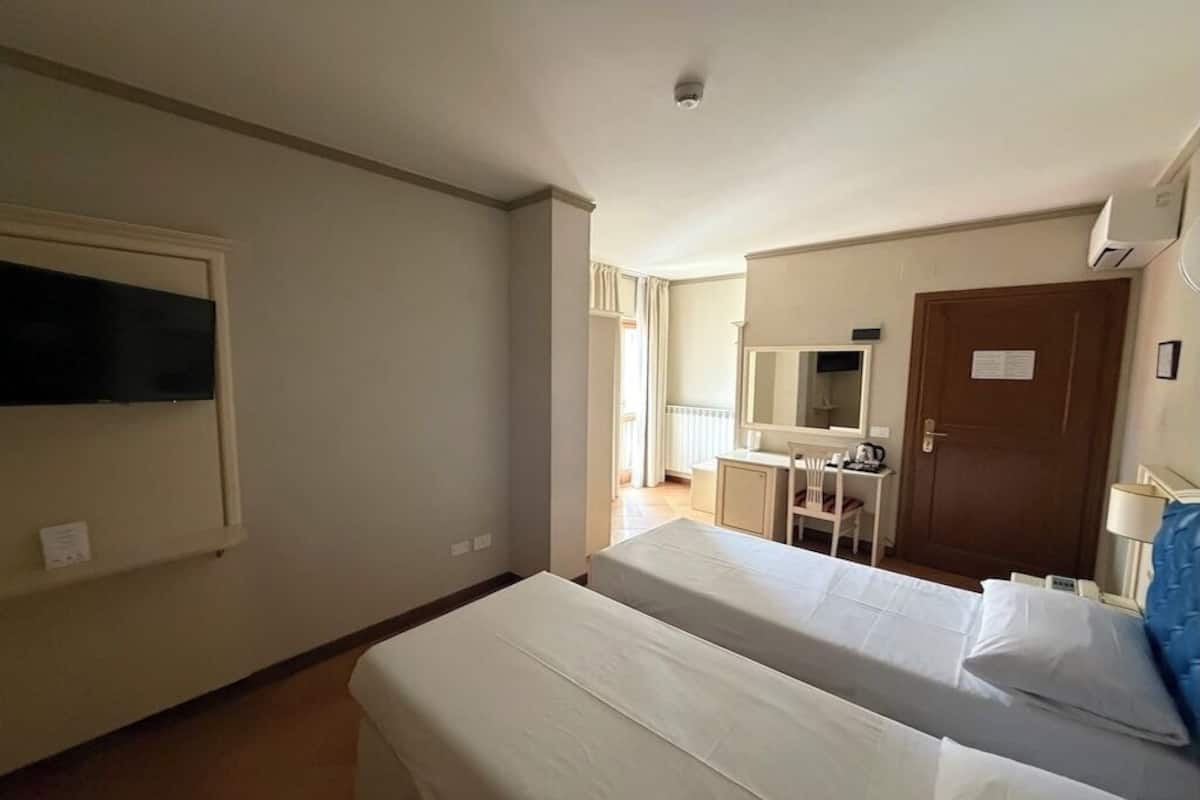 Desk, soundproofing, iron/ironing board (on request), free WiFi