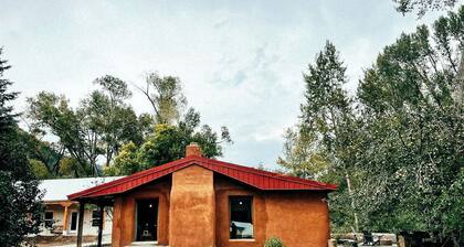 Romantic Escapes at this Riverside Cottage Rental on the Pecos River, New Mexico