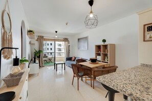 Apartment, 2 Bedrooms, Balcony, Ocean View | Living room - Charming 2-bedroom Apartment With Ocean Views in Adeje (Adeje)