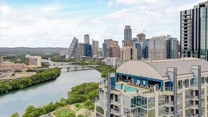 Unclassified image, 2 of 36, button - Luxury 28th Flr Luxe Condo, Balcony Views, Dog-Friendly (Austin)