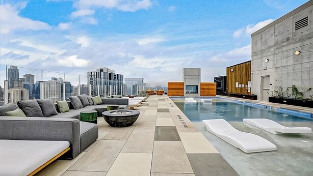 Unclassified image, 1 of 36, button - Luxury 28th Flr Luxe Condo, Balcony Views, Dog-Friendly (Austin)