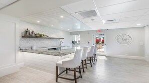Coffee/tea maker, fridge, stovetop, toaster - Beachfront living at its finest! (Marco Island)