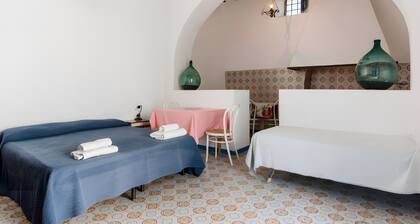 Apartment 'Quadara - Il Palmento' with Sea View, Private Terrace, and Shared Garden