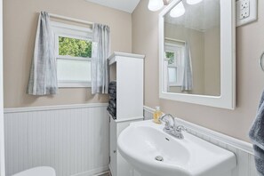 Bathroom - Lake Haven | Family Getaway with a Pier (North Webster)