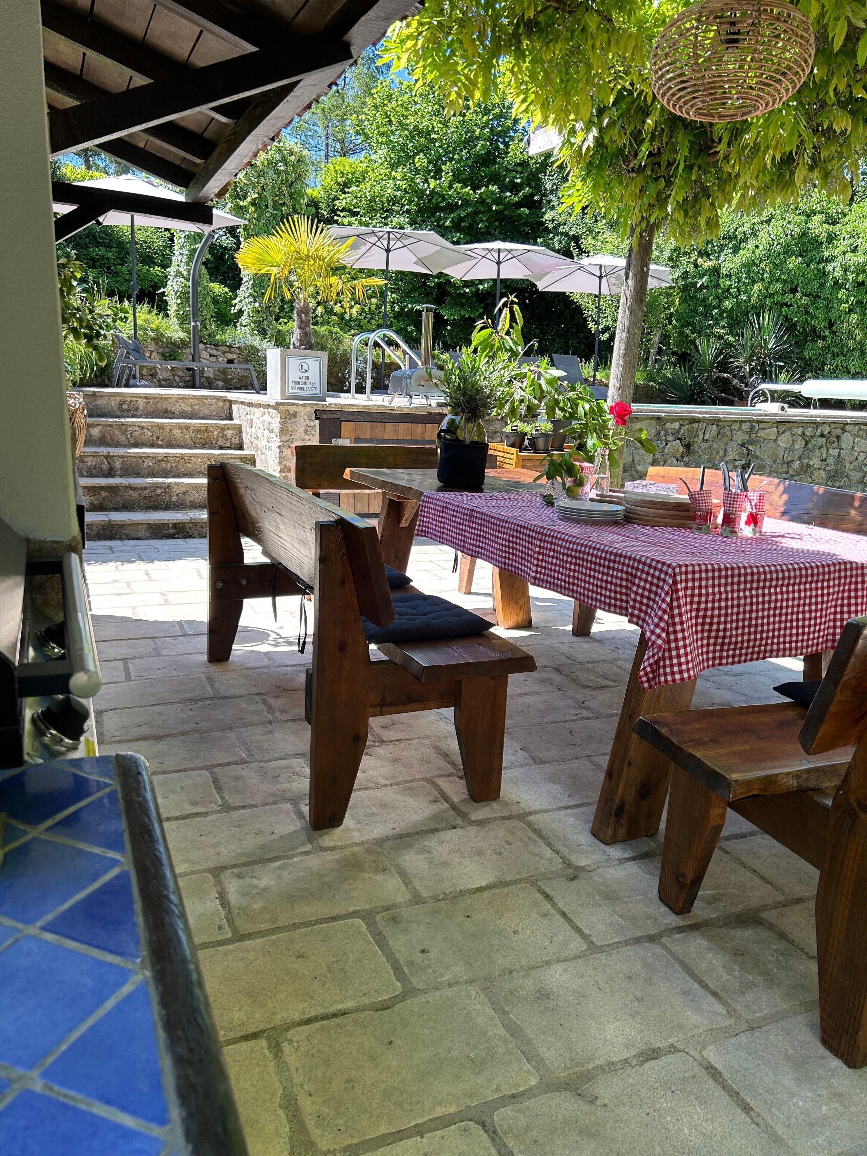 Restauration en plein air
