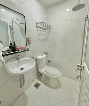 Luxury Double Room, Patio, City View | Bathroom | Slippers