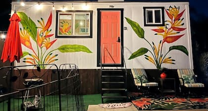 Romantic Hillside Tiny House with Scenic Views & Private Patio Near San Diego, El Cajon CA