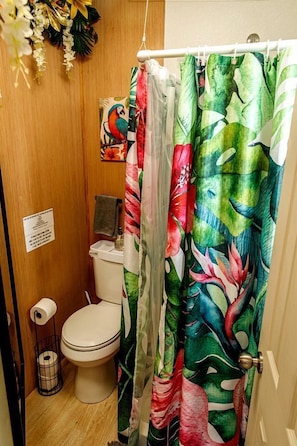 Hair dryer, towels