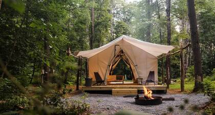 Classic Safari Tent in the Heart of the Adirondack Wilderness, near Lake George, New York