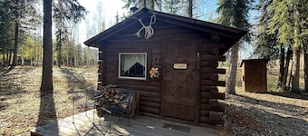 Rustic Historic Cozy Creekside Cabin with Steam Sauna near Log Cabin Creek, Tol, Alaska