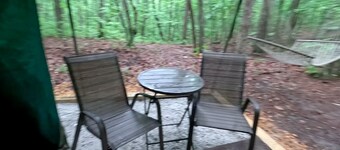 Enchanting Glamping Tent with Hammock & Fire Pit Escape in Rising Fawn, Georgia