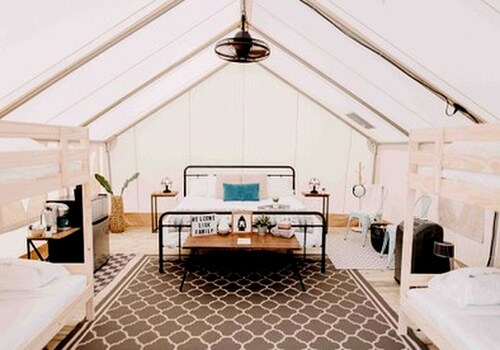 Fantastic Tented Cabin with Fire Pit in Sarasota, Florida